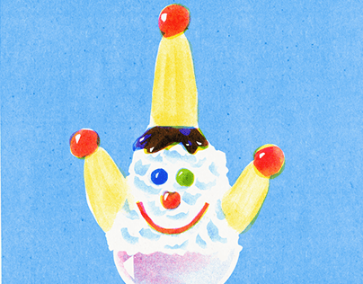 Triple Gooberberry Sunrise Ice Cream (from Sponge Bob)