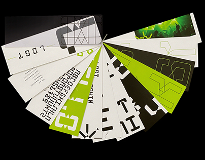 "Lost" Typeface and Specimen Design