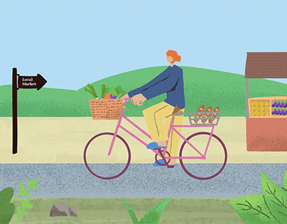 Set of Illustration about Sustainable Living