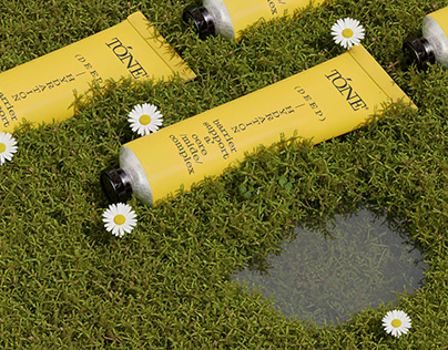 TONE® skincare brand cosmetics / logo design + id