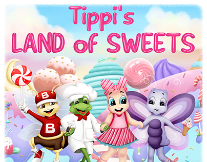 项目缩略图 - Tippi’s Land of Sweets - Children’s Book Illustration