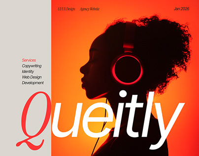 Quietly — Creative Agency Website Design