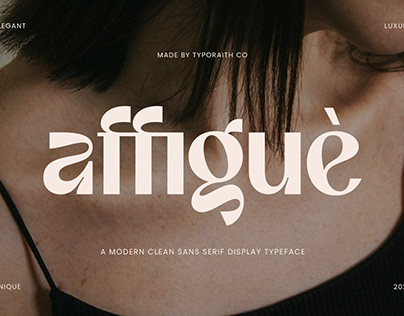 Affigue | Modern Clean Sans Serif