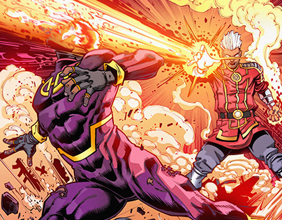 j.doe comic pages i colored for a client