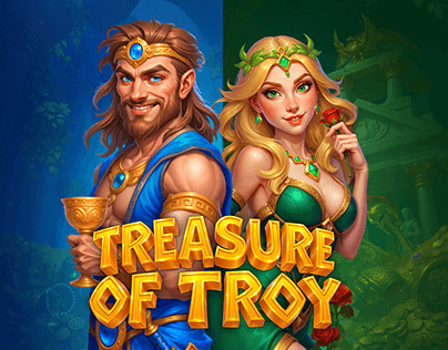 TREASURES OF TROY game art