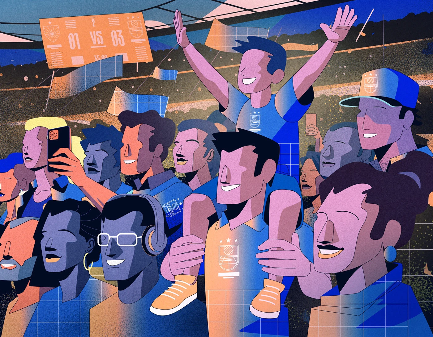 future Sci Fi dream vector various posters ILLUSTRATION 