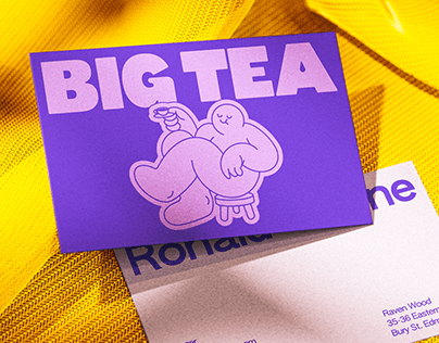项目缩略图 - Big Tea - Branding and Mascot Design
