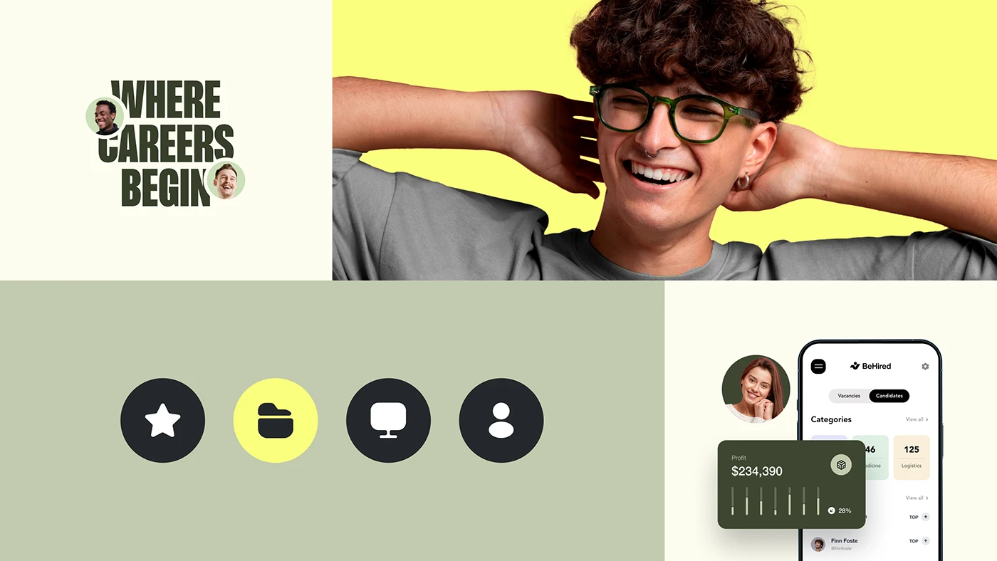 Logotype Brand Design graphic design  ui design UX UI Web Design  identity colors visual language halo lab