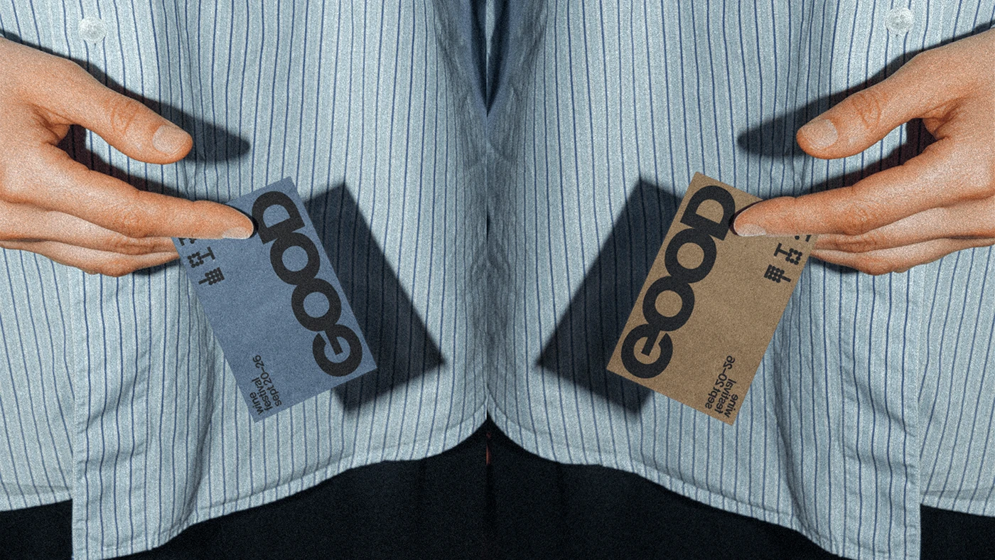 A man giving a business card