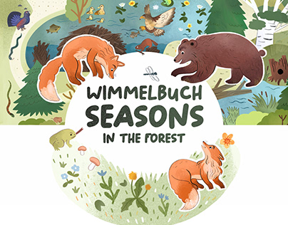 Wimmeluch Seasons in the forest