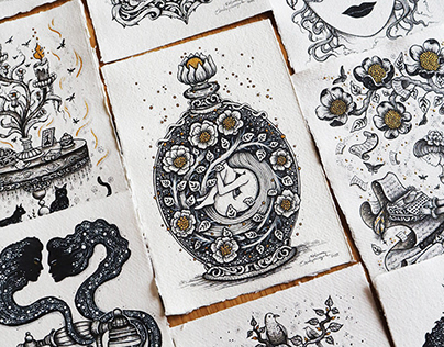 The Parlor of Forgotten Things - 16 Illustrations