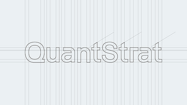 QunatStrat logo & brand identity design