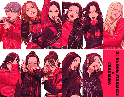 【FAN ART】NoNoGirls Finalists & CHANMINA